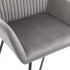 Sillas de comedor 4 unidades terciopelo