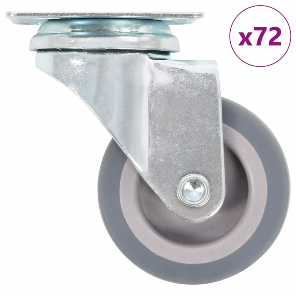 Ruedas giratorias 72 unidades 50
