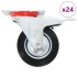 Ruedas giratorias 24 unidades 100