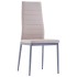 Conjunto de mesa y sillas de comedor 7 piezas color