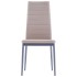 Conjunto de mesa y sillas de comedor 7 piezas color