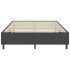 Estructura de cama Box Spring tela gris 160x200