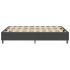 Estructura de cama Box Spring tela gris 160x200