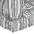Cojín para sofá de palés tela gris