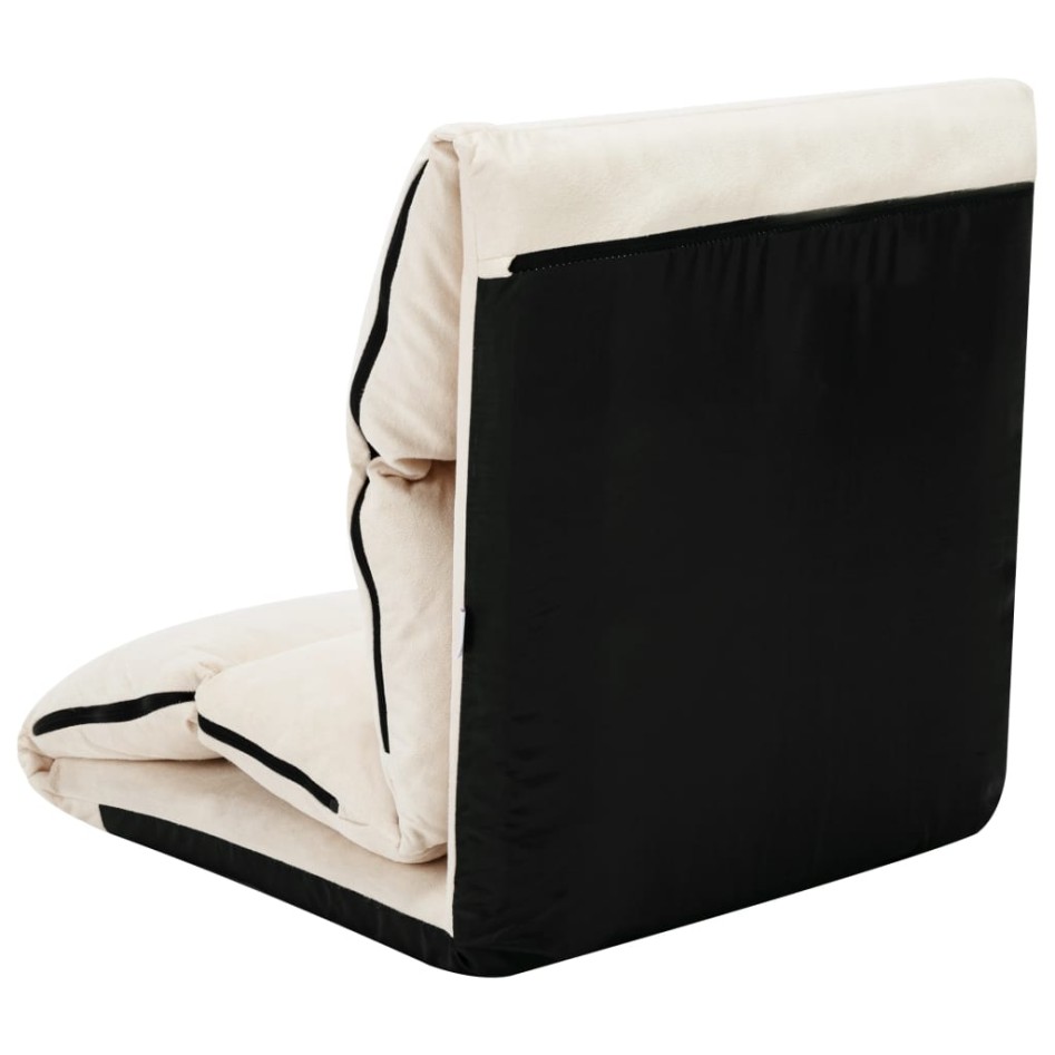 Tumbona de suelo plegable microfibra