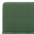 Taburetes de cocina 2 unidades terciopelo verde