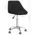Silla de oficina giratoria de cuero sintético