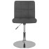 Sillas de comedor giratorias 2 unidades tela gris