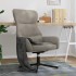 Silla de relajación de terciopelo gris