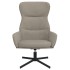 Silla de relajación de terciopelo gris