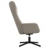 Silla de relajación de terciopelo gris