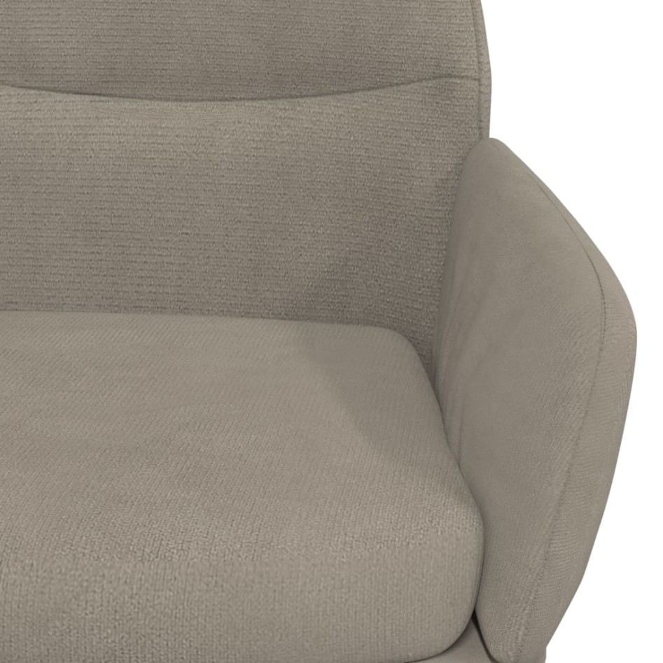 Silla de relajación de terciopelo gris