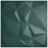 Paneles de pared 48 uds XPS diamante verde 50x50 cm 12