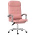 Silla de oficina reclinable masaje cuero sintético