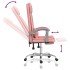 Silla de oficina reclinable masaje cuero sintético