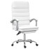 Silla de oficina reclinable masaje cuero sintético