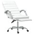 Silla de oficina reclinable masaje cuero sintético