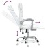 Silla de oficina reclinable masaje cuero sintético