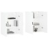Armarios de pared 2 unidades blanco 69,5x34x90