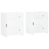 Armarios de pared 2 unidades blanco 69,5x34x90
