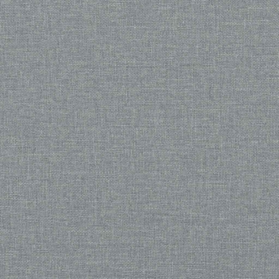 Silla mecedora de tela gris