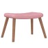 Sillón de relax con taburete terciopelo