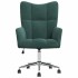 Silla de relajación de terciopelo verde