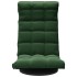 Silla de suelo giratoria de terciopelo verde