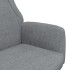 Sillón de relax de tela gris