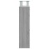 Mueble zapatero madera contrachapada gris Sonoma 63x24x104