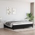 Cama sin colchón tela negro 200x200