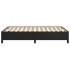 Estructura de cama sin colchón cuero sintético negro 120x200