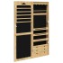 Espejo con joyero de pared 37,5x10x106