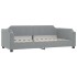 Sofá cama con colchón tela gris claro 90x190