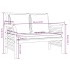 Set de muebles de jardín 4 pzs y cojines madera maciza