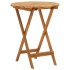 Comedor de jardín plegable 3 piezas madera maciza de