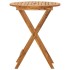Comedor de jardín plegable 3 piezas madera maciza de