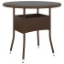 Juego de comedor jardín 5 pzas ratán sintético
