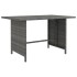 Set de muebles de jardín 9 pzas y cojines ratán sintético