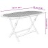 Set comedor de jardín plegable 9 piezas madera maciza de