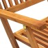 Set comedor de jardín plegable 5 piezas madera maciza de