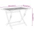 Set comedor de jardín plegable 5 piezas madera maciza de