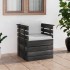 Sillón de jardín con cojines madera de