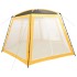 Carpa para piscina de tela amarilla 500x433x250