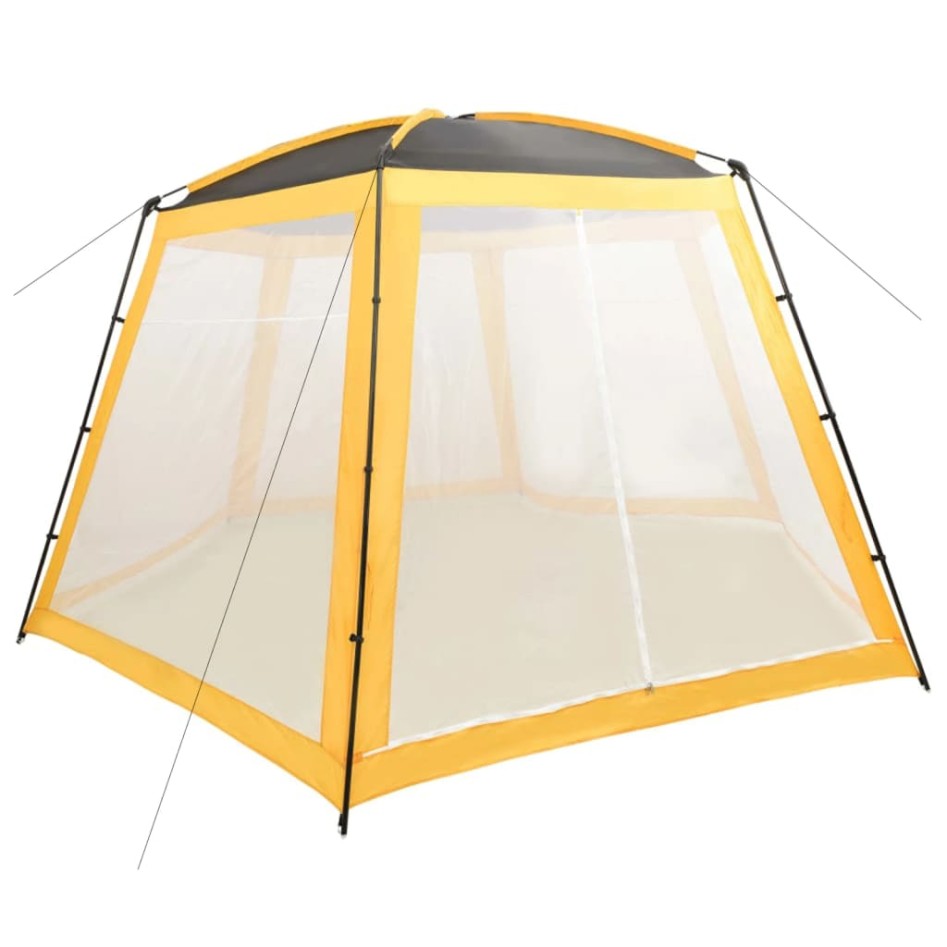 Carpa para piscina de tela amarilla 500x433x250