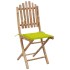 Set de comedor exterior plegable 5 piezas con cojines