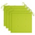 Set de comedor exterior plegable 5 piezas con cojines