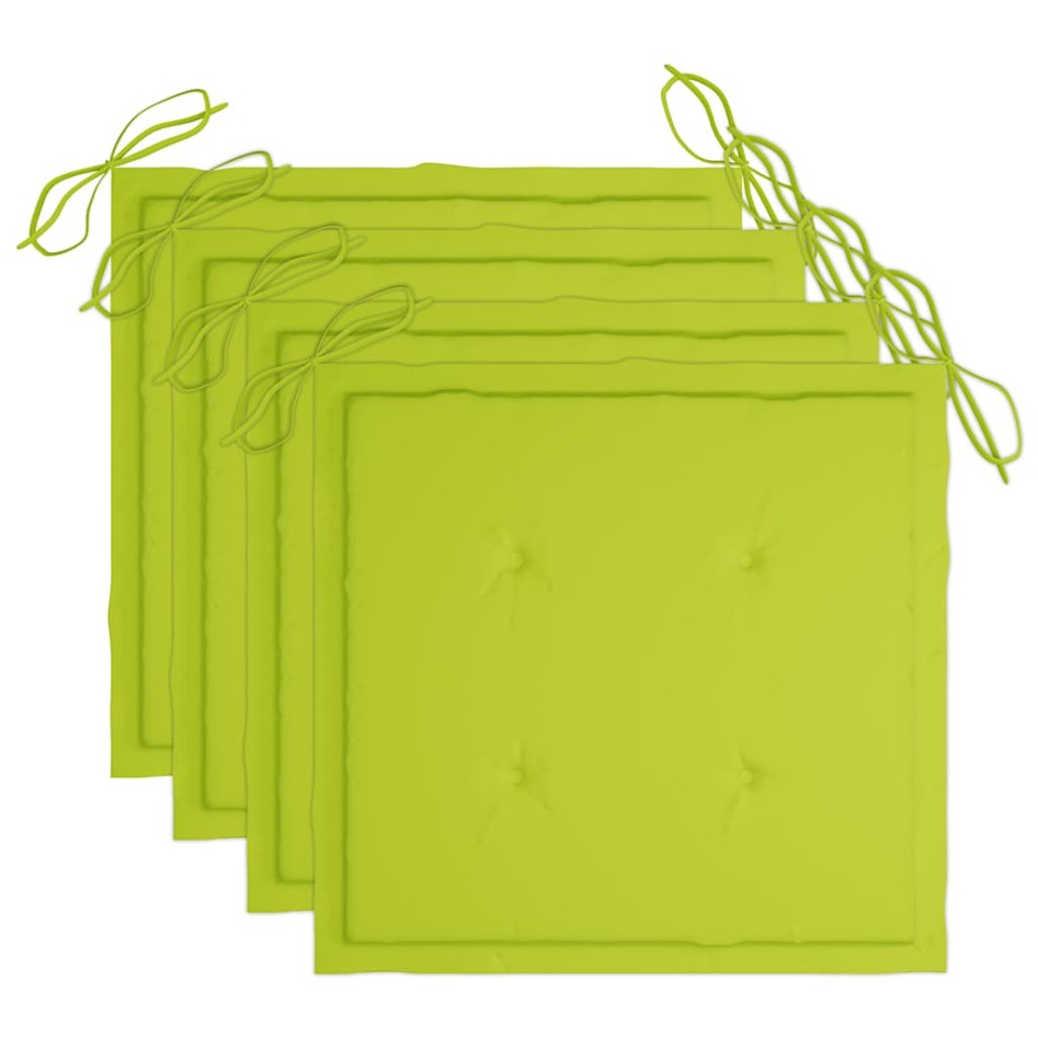 Set de comedor exterior plegable 5 piezas con cojines