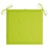 Set de comedor exterior plegable 5 piezas con cojines