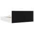Cama canapé hidráulica con LED sin colchón blanco 160x200